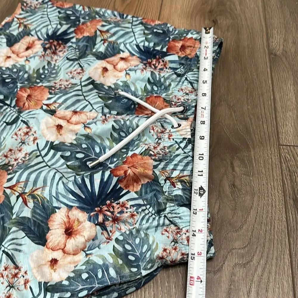 Franks Australia 5.5” Maui Sky Floral Print Swim Trunks Size XL‎